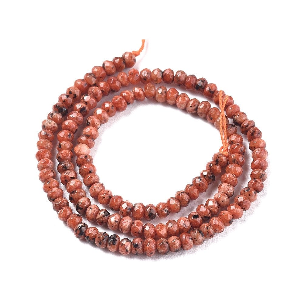 Malaysia Jade, Facetteret, Rondel, ( 4x2mm) - Uniq Perler - 0001489587