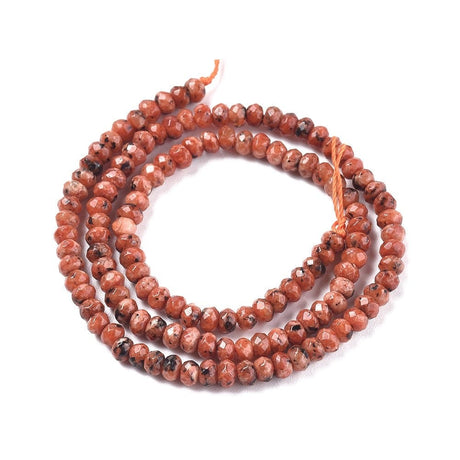 Malaysia Jade, Facetteret, Rondel, ( 4x2mm) - Uniq Perler - 0001489587