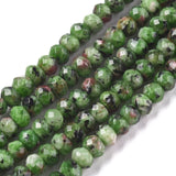 Malaysia Jade, Facetteret, Rondel, (4x3mm) - Uniq Perler - 0001489588