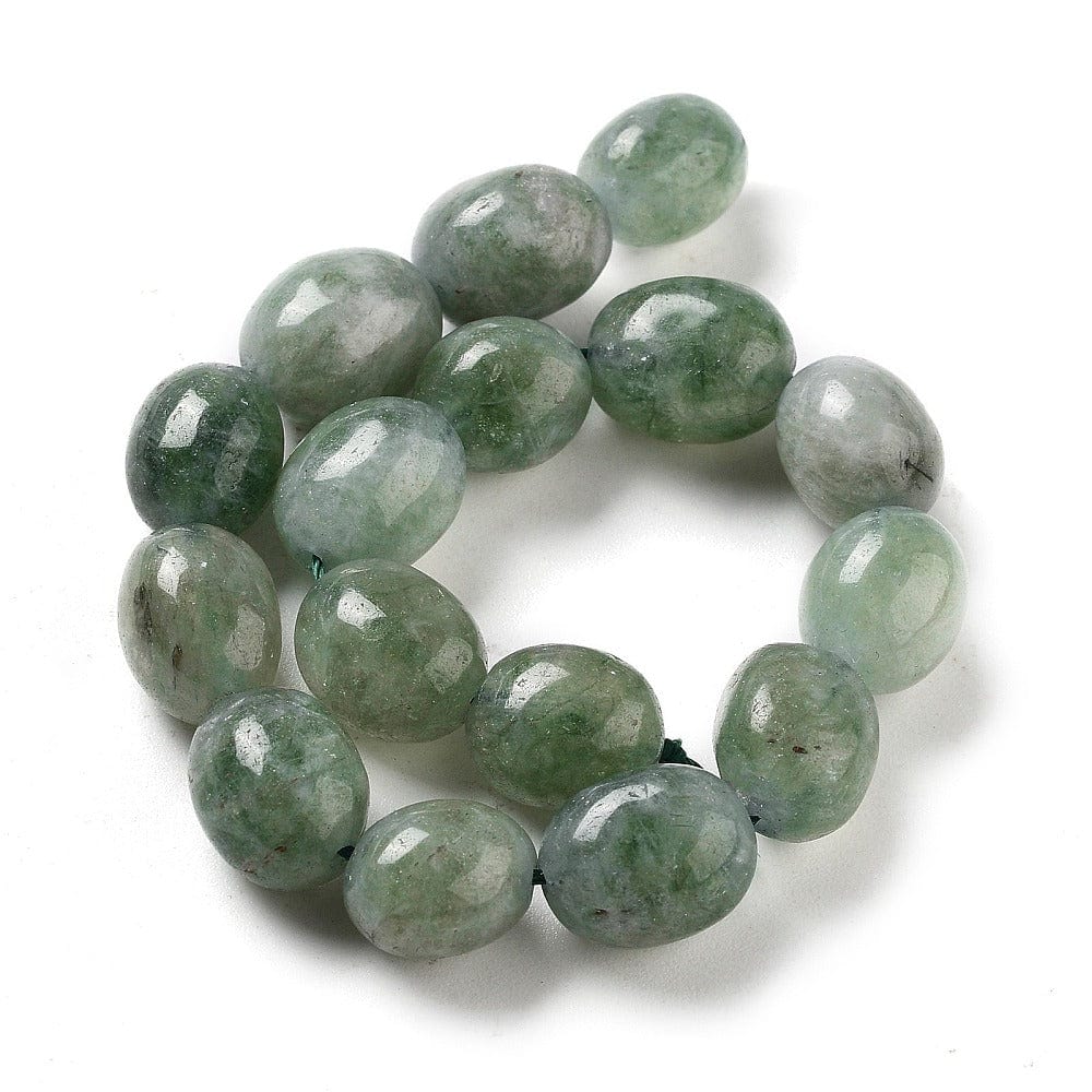 Malaysia Jade, Oval Perle, 13x10mm - Uniq Perler - 113913