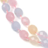 Malaysia Jade Perler – Facetteret Rice (9 - 10x8mm) - Uniq Perler - 115066