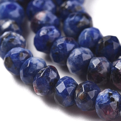 Malaysia Jade Perler, Facetteret, Rondel, (4x2 - 3mm) - Uniq Perler - 0001489589