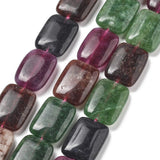 Malaysia Jade Perler – Farve Mix, Rektangulære (18x13x5mm) - Uniq Perler - 125938