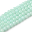 Malaysia Jade Perler – Grøn, Rund (4mm) 10 stk. - Uniq Perler - 124655