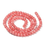Malaysia Jade Perler – Lys Koral, Runde (4mm) - Uniq Perler - 126067