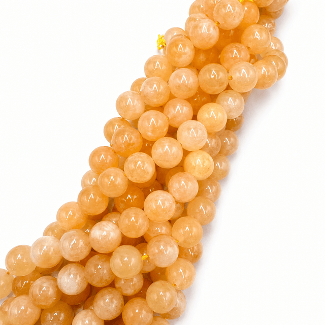Malaysia Jade Perler –Runde (8mm) - Uniq Perler - 119616