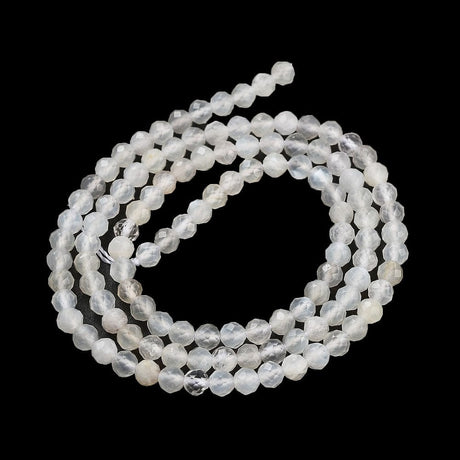 Månesten – Facetteret (3,75mm) - Uniq Perler - 112454