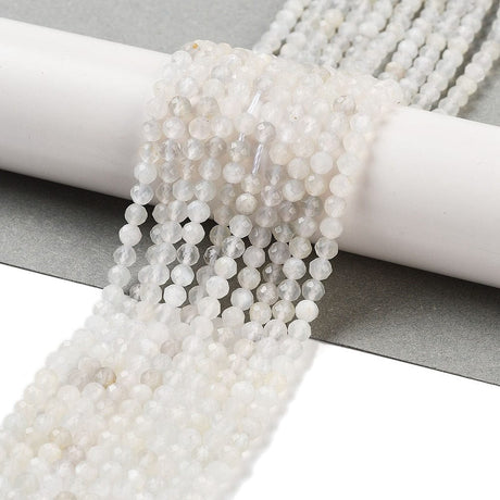 Månesten – Facetteret (3,75mm) - Uniq Perler - 112454