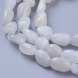 Månesten – Hvid, Nuggets (4–11mm) - Uniq Perler - 