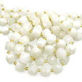 Månesten – Kubeformet Natursten (8mm) - Uniq Perler - 561256