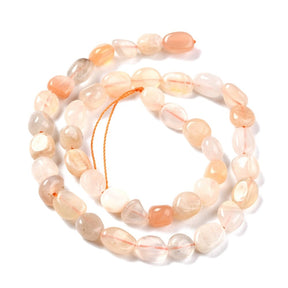 Moonstone – Nuggets (8–11mm) - Uniq Perler - 1111490274