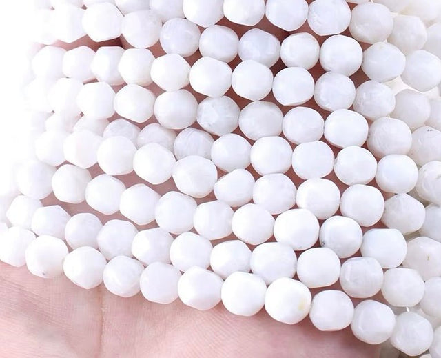 Månesten Perler – Star Cut (8mm) - Uniq Perler - 117932