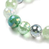 Mange Facetteret Glasperler, 8mm - Uniq Perler - 113221