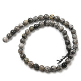 Map Stone/Jaspis Sten, Facetteret 10 - 10,5mm - Uniq Perler - 113047