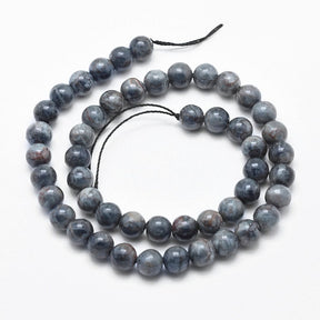 Marble Beads, Gray, 6mm - Uniq Perler - 739740
