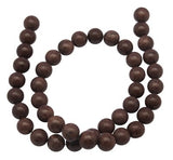 Mashan Jade - Brun (10mm) - Uniq Perler - 113769