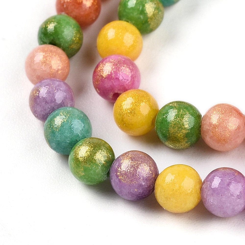 Mashan Jade, Farvemix, 4 - 5mm - Uniq Perler - 860366