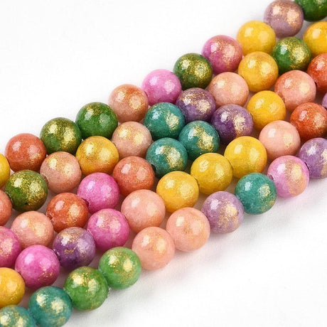 Mashan Jade, Farvemix, 4 - 5mm - Uniq Perler - 860366