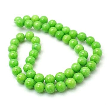 Mashan Jade - Grøn, Runde (12mm) - Uniq Perler - 114920