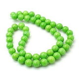 Mashan Jade - Grøn, Runde (12mm) - Uniq Perler - 114920