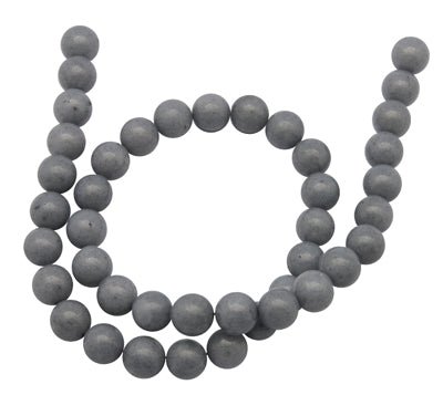 Mashan Jade Perler – Grå, Rund (12mm) - Uniq Perler - 124772, 78715157567993430668999284