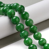 Mashan Jade Perler – Mørk Grøn, Runde (10mm) - Uniq Perler - 