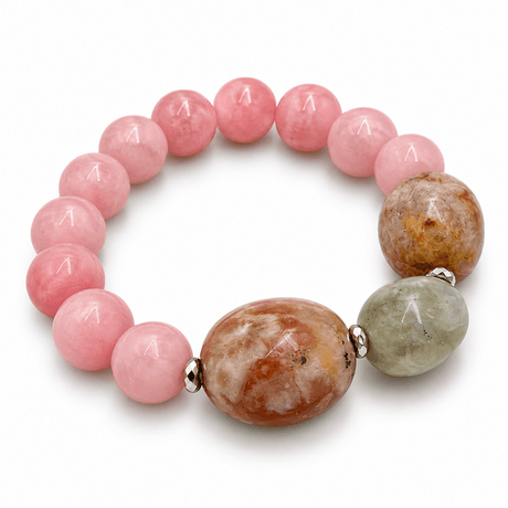 Mashan Jade - Pink, Runde (10mm) - Uniq Perler - 113224
