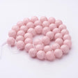 Mashan Jade - Rosa, Runda (10mm) - Uniq Perler - 113224