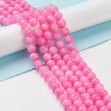 Mashan Jade - Pink, Runde (10mm) - Uniq Perler - 143372