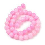 Mashan Jade - Pink/Rosa, Runde (10mm) - Uniq Perler - 111783