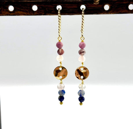 Mellemled/Connector, Møntformet, Tvistet, 24K Forgyldt, 8x0,8mm, (10 Stk) - Uniq Perler - 0000005249