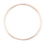 Memory Wire Halskæde XL – Rosaguld 1,0 mm (Ca. 5 Omgange) - Uniq Perler - 123310