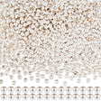 Messing Perler – Runde, Langtidsholdbar Forsølvet (3x2,5mm) 600 stk. - Uniq Perler - 122557