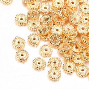 Metallperlen, Vergoldet, 5x1,5 mm, 10 Stück - Uniq Perler - 546798