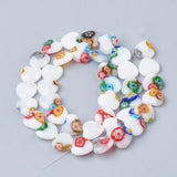 Millefiori Lampwork Perler – Hjerter Mixfarver (10x10x3mm) - Uniq Perler - 