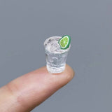 Mini Bierkrug aus Resin – Transparent (9,5x15mm)