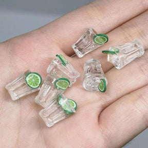 Mini Bierkrug aus Resin – Transparent (9,5x15mm)