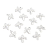 Mistelten Vedhæng, Forsølvet, 14x12mm, 20 stk. - Uniq Perler - 113495