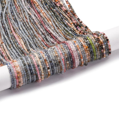Mix Gemstone Beads – Faceted Cube Beads (4 - 5mm) - Uniq Perler - 116842