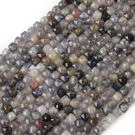 Mix Ædelsten Perler – Facetterede Kube Perler (4 - 5mm) - Uniq Perler - 