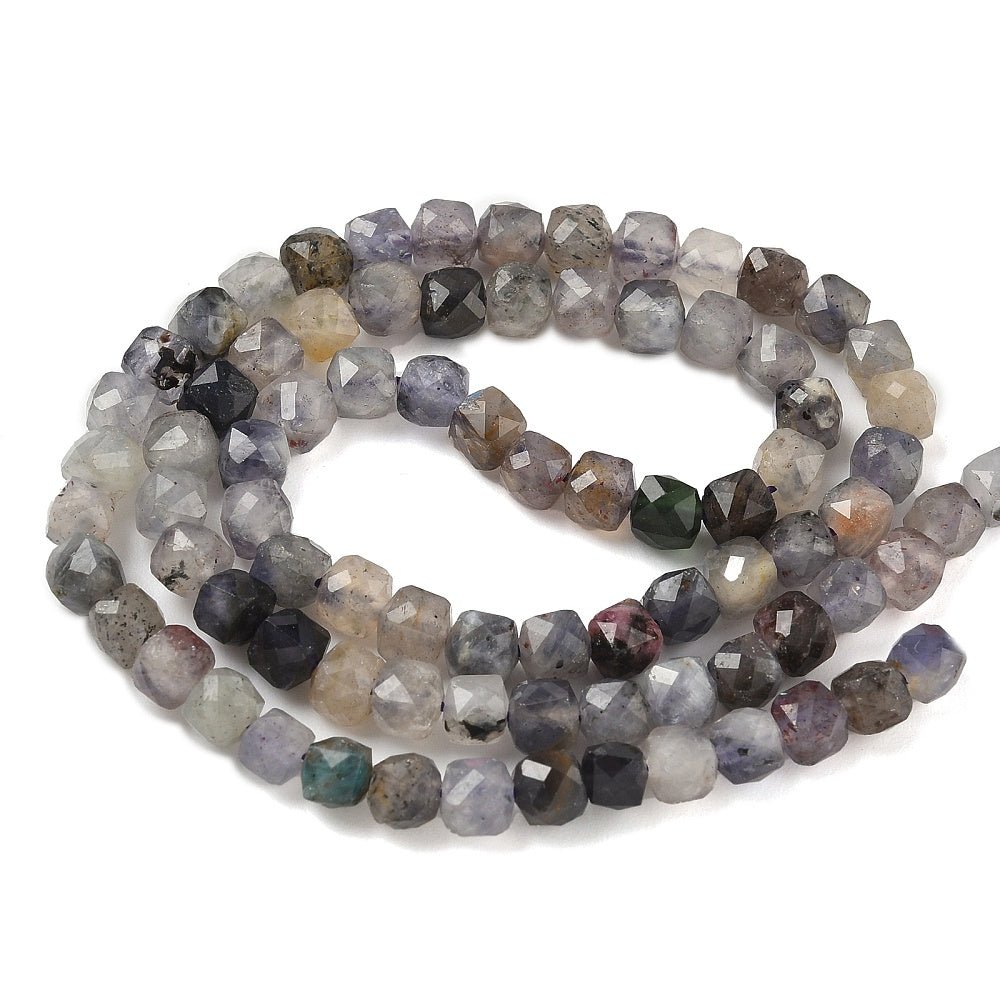 Mix Ædelsten Perler – Facetterede Kube Perler (4 - 5mm) - Uniq Perler - 