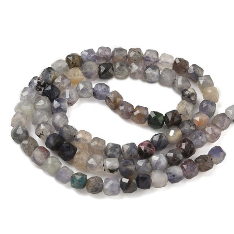 Mix Ædelsten Perler – Facetterede Kube Perler (4 - 5mm) - Uniq Perler - 