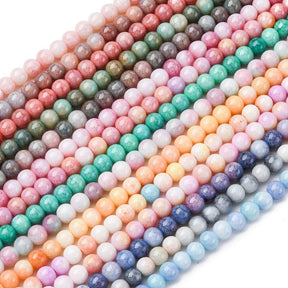 Mix Perler, Assorterte Farger, 8mm, (10 Strenger) - Uniq Perler - 116172
