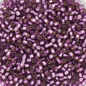miyuki beads Miyuki delica's 11/0 - duracoat silverlined dyed lilac 2169