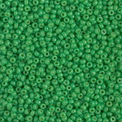 miyuki beads Miyuki seed beads 11/0 - duracoat opaque dyed fiji green 4476