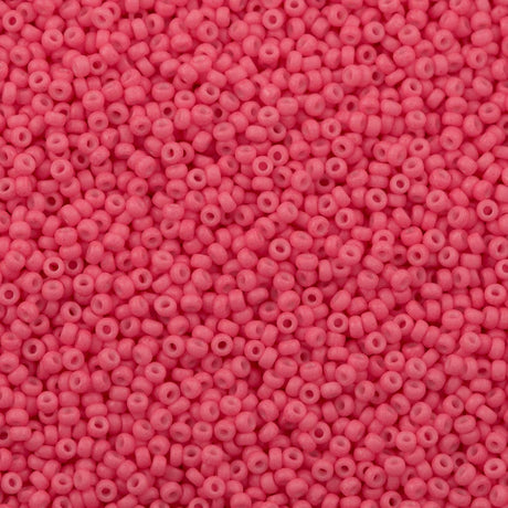 miyuki beads Miyuki seed beads 11/0 - opaque matte dyed bright pink 2045
