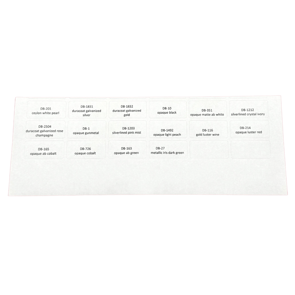 Miyuki Delica Julesæt – 16 Farver Inkl. E - bog - Uniq Perler - 1111489876