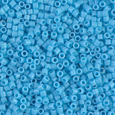 Miyuki Delica Perler, DB 0725, Opaque Turquoise Blue, 11/0 - Uniq Perler - 111234