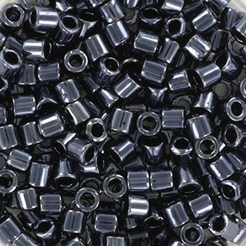 Miyuki Delica Perler - DB 1, Opaque Gunmetal (8/0) - Uniq Perler - 123283