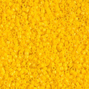 Miyuki Delica Beads, DB 1132, Opaque Canary, 11/0 - Uniq Perler - 468906